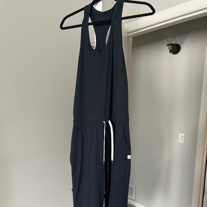 Vuori Lux Romper-Navy